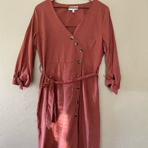 Party Dress Burnt Orange